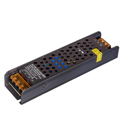 Блок питания 24V 8.33A 200Вт IP20 AVT 195×58×29 мм – профессиональный перфорированный БП для LED проектов