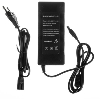 Блок живлення 24V 4A 96Вт зі штекером 5.5×2.5 мм AVT MTK Electro IP20 138×57×30 мм – адаптер для LED систем Блок живлення 24V 4A 96Вт зі штекером 5.5×2.5 мм AVT MTK Electro IP20 138×57×30 мм – адаптер для LED систем